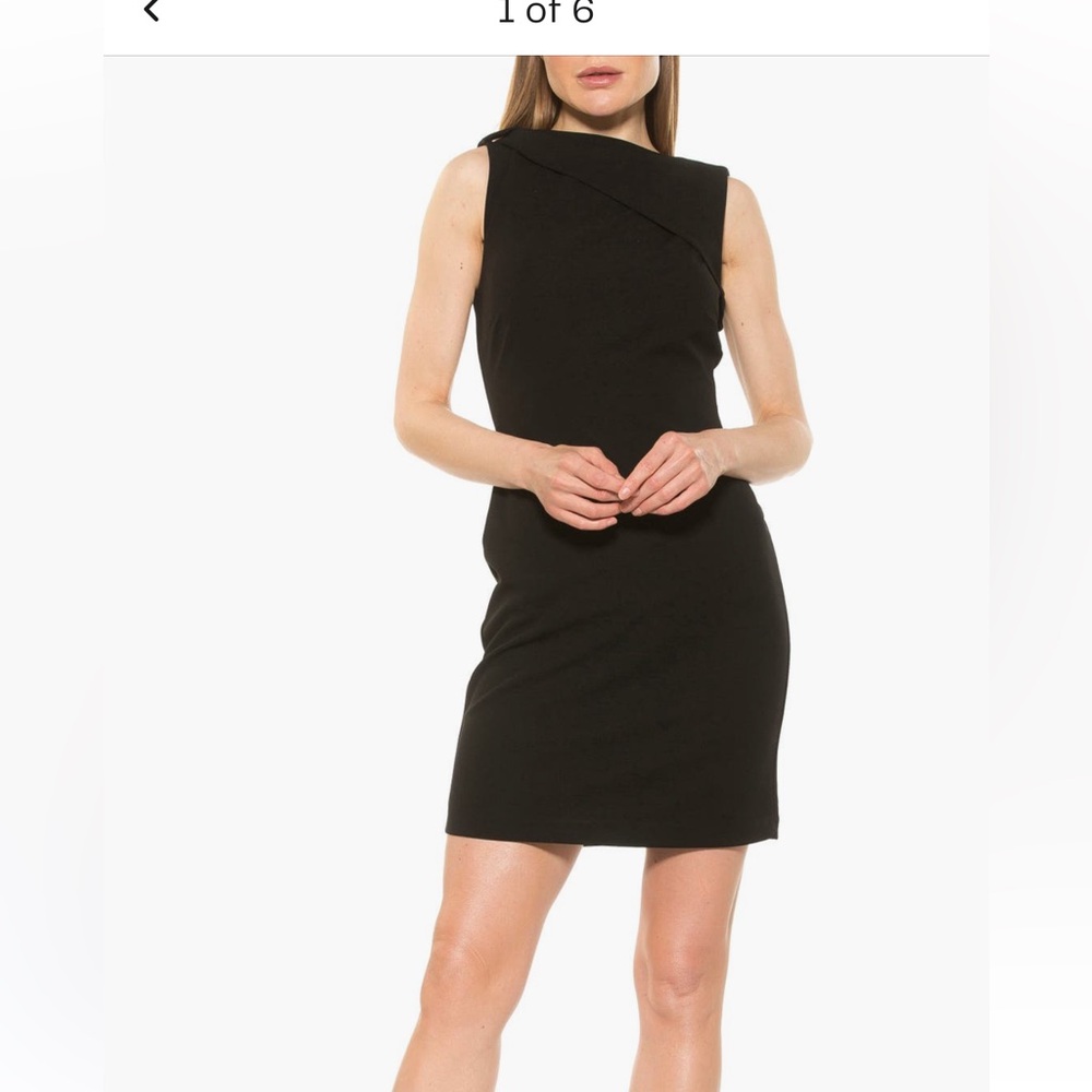 ALEXIA ADMOR LARISSA FOLDOVER DRESS